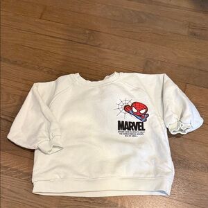 Marvel Spider-Man Graphic White Pullover